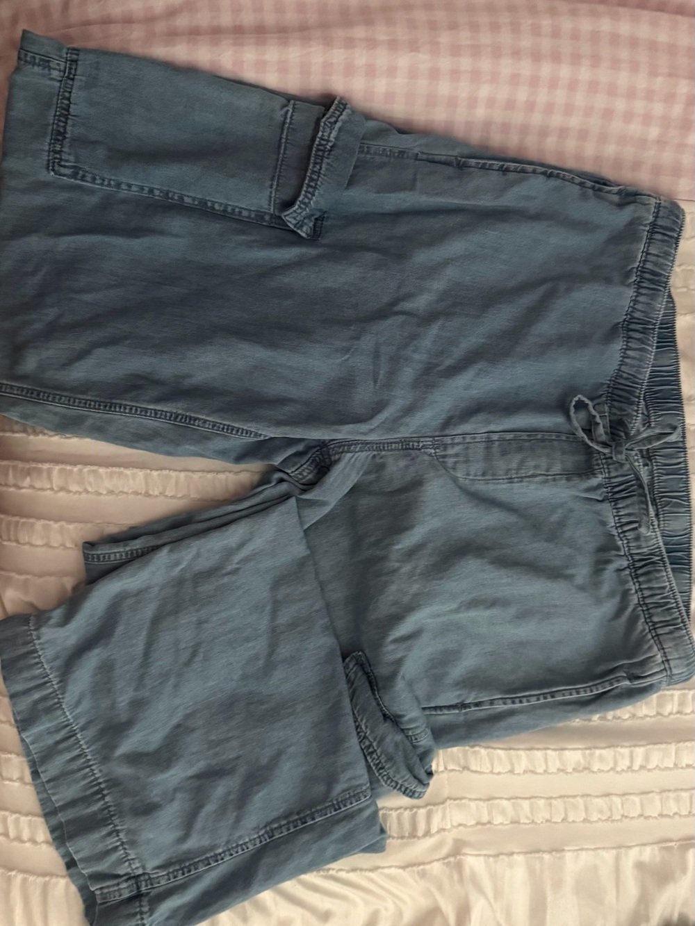 GAP Women’s elastic Drawstring Cargo denim Pants